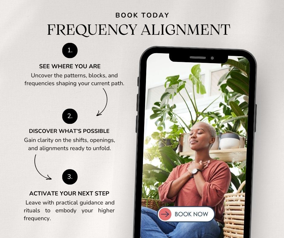 Young woman tuning into her frequency through breathwork